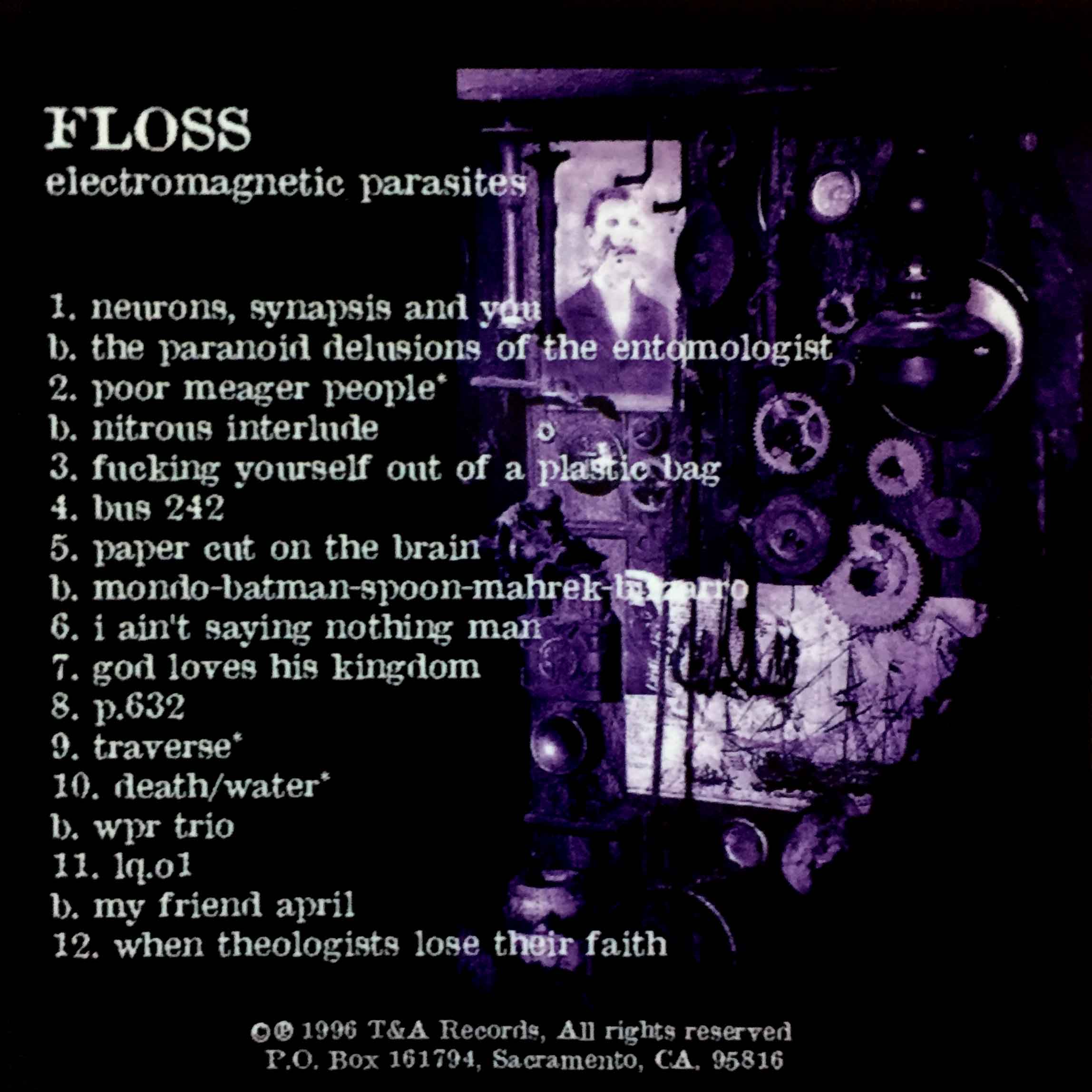 Floss - Electromagnetic Parasites back cover